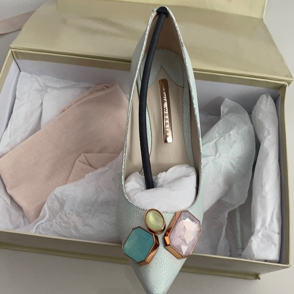 NWT Sophia Webster Lola Gem Mint - Picture 1 of 7